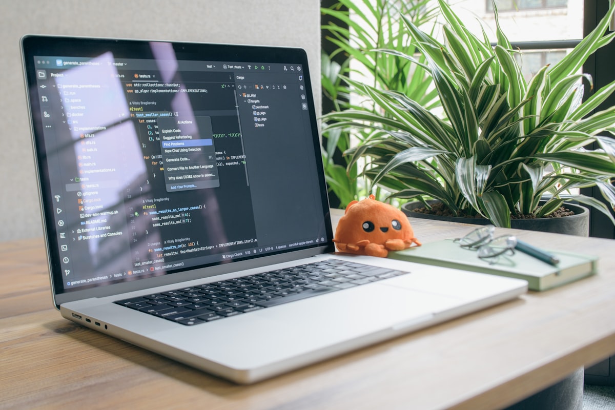 Website laten maken kosten berekenen op laptop met webdesign dashboard
